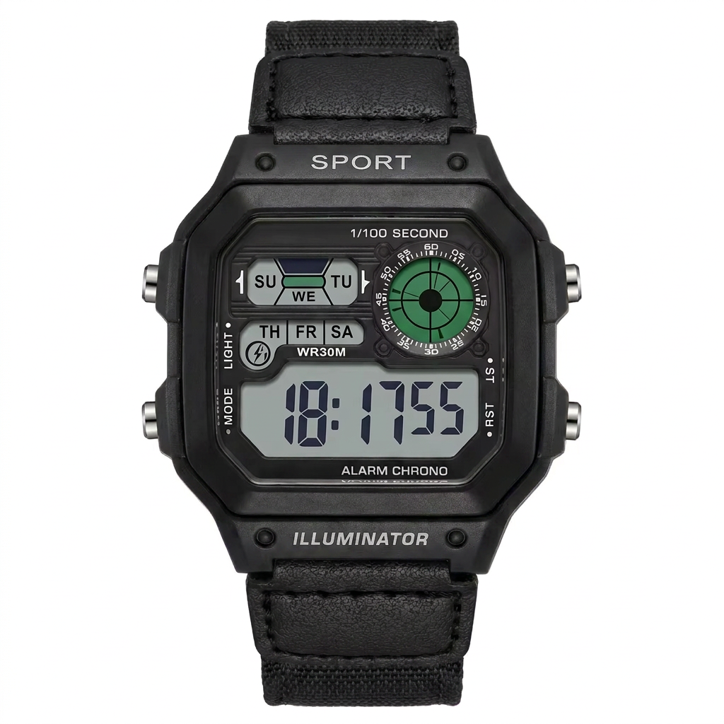 TM2606-4 digital watch black